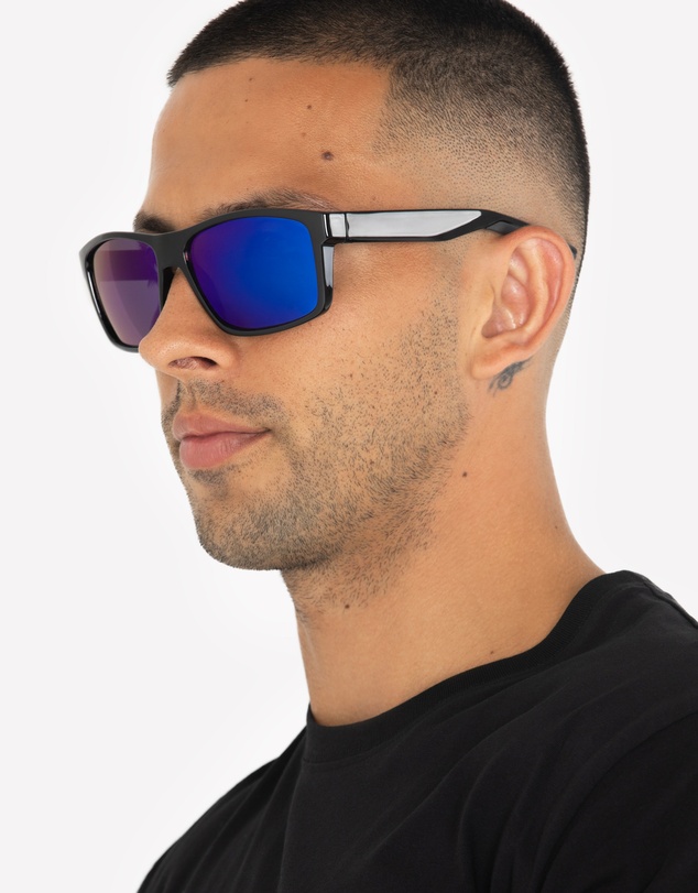 Eclectics - Christopher Black Shiny Sunglasses - Polarised