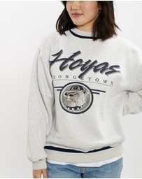Vintage by The Real Deal - Pre Loved - 90s NCAA Georgetown Hoyas Sweatshirt