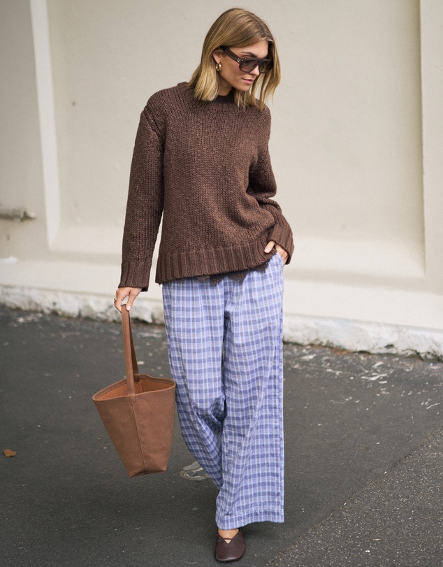 Ceres Life - Sage Chunky Knit Crew