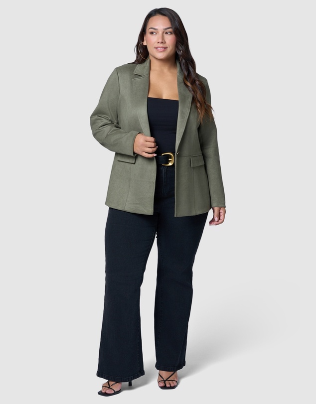 Sunday In The City - Shade Suede Blazer