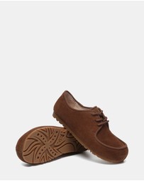 EVERAU - EverAU Ugg Brandon Cow Suede Upper Loafer Oxfords Flats