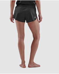 SKINS - SKINS Women's Series-3 Running/Gym Run Shorts Activewear Black