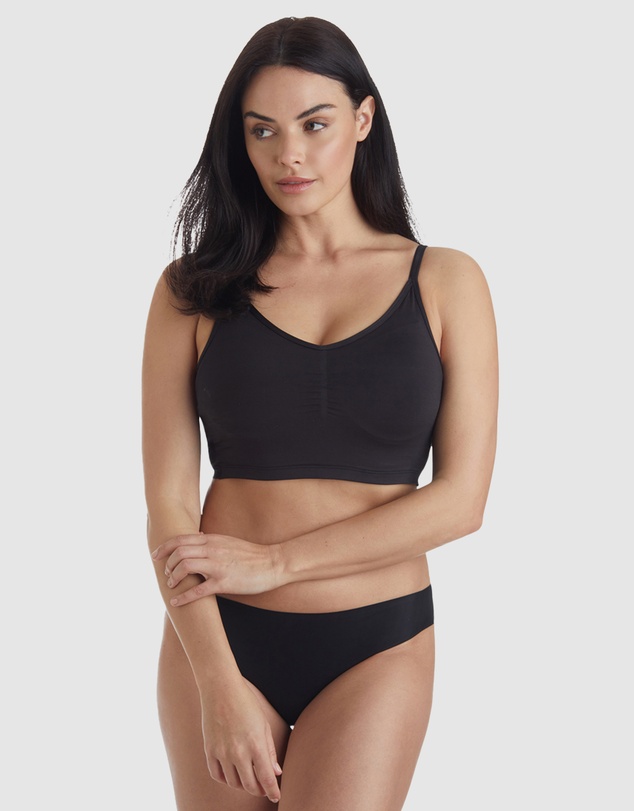Naomi & Nicole - No 'Side Show' Crop Top Style Shapewear Bralette
