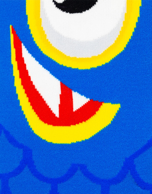 Crazy Skates - Crazy Socks Monster Blue Knee-High Socks
