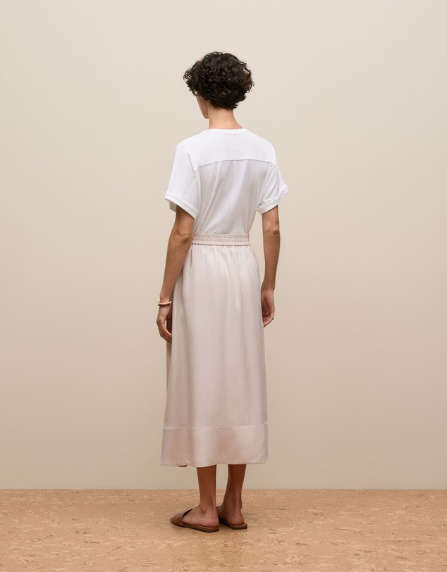Trenery - Soft Pull On Skirt in Stone