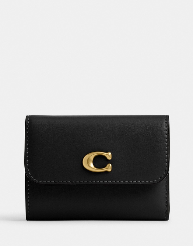 Coach - Refined Calf Leather Essential Card Holder Wallet