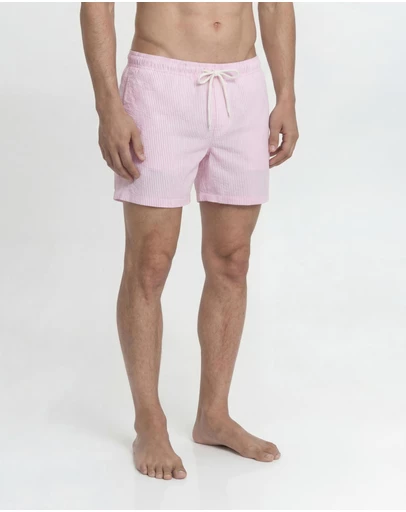 Jack & Jones - Maui Ocean Seersucker Swim Shorts
