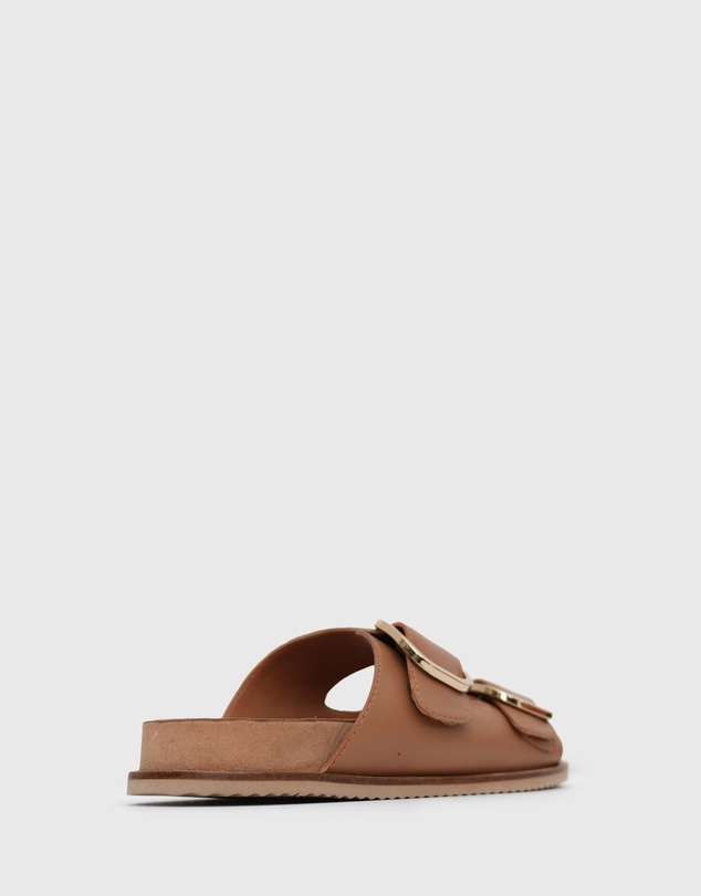 Betts - Margot Leather Buckle Slides