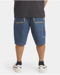 Billabong - Boys 8 to 16 Spec 73 Bad Dog Denim Shorts