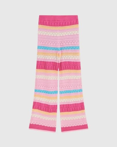 GUESS - Cotton Crochet Palazzo Pants