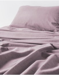Linen House - Flannelette Plain-Dyed Sheet Set