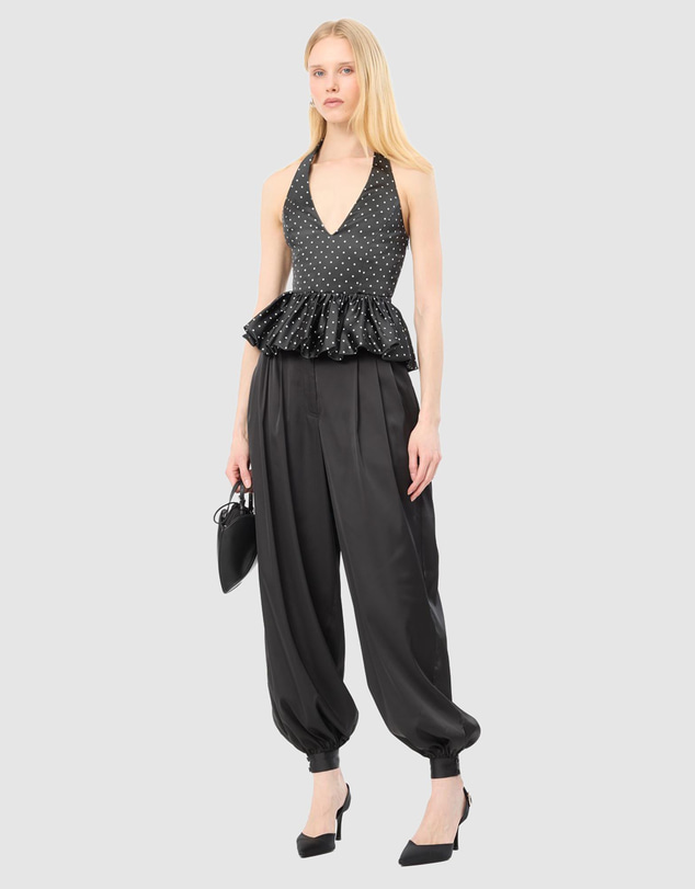 ROTATE - Satin Halterneck Top