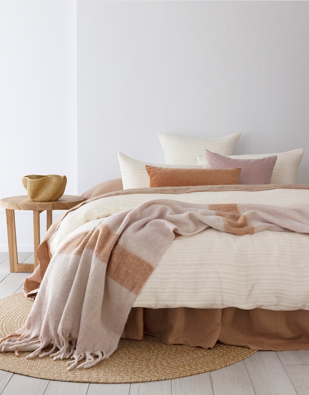 Bambury - Lores Jacquard Textured Cotton Quilt Cover Set