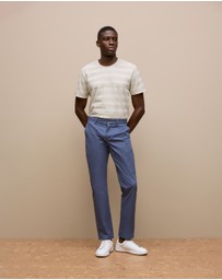Trenery - Regular Fit Chino Pant in Dark Blue
