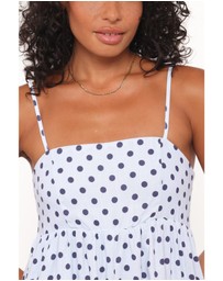 Petal & Pup - Quinley Playsuit - Blue Polka Dot