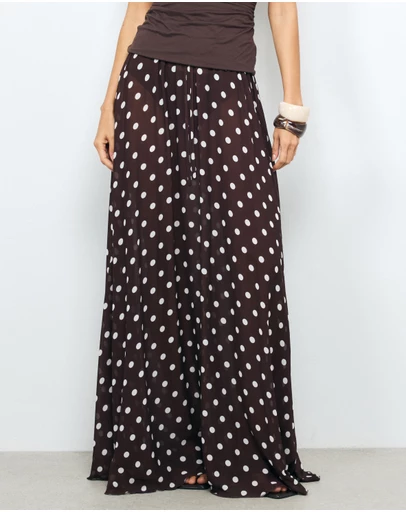 AERE - Georgette Maxi Skirt