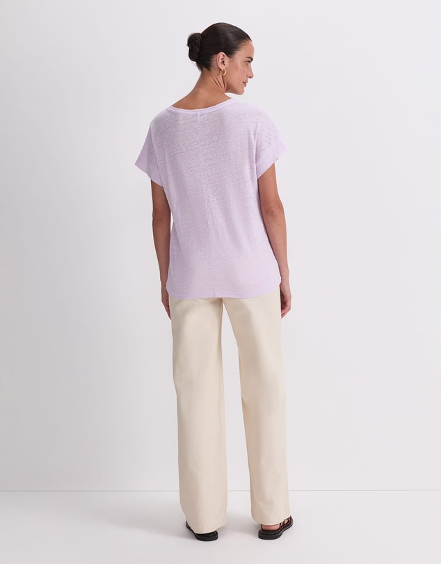Sportscraft - Tonia Crew Neck Linen Tee