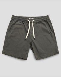 Mosmann - Travis Casual Shorts - Charcoal