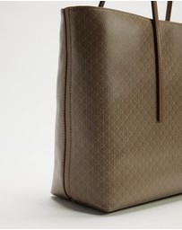 Calvin Klein - Emblem Aop Tote W/ Pouch