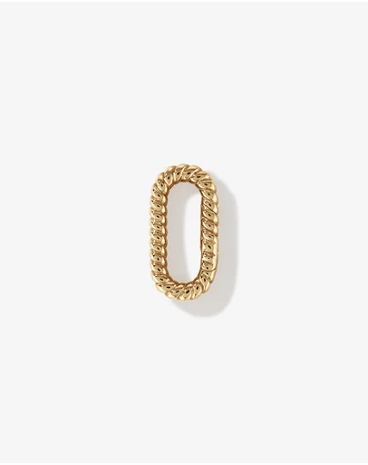 Michael Hill - Twisted Paperclip Pendant Connector in 10k Yellow Gold