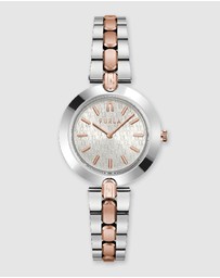 Furla - Furla Logo Links Silver Tone