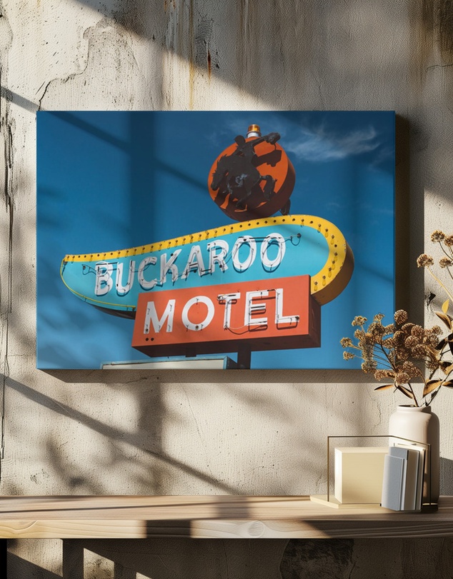 Olive et Oriel - Buckaroo Motel by Bethany Young Art Print