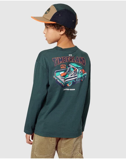 Timberland - Long Sleeve T-Shirt - Kids-Teens