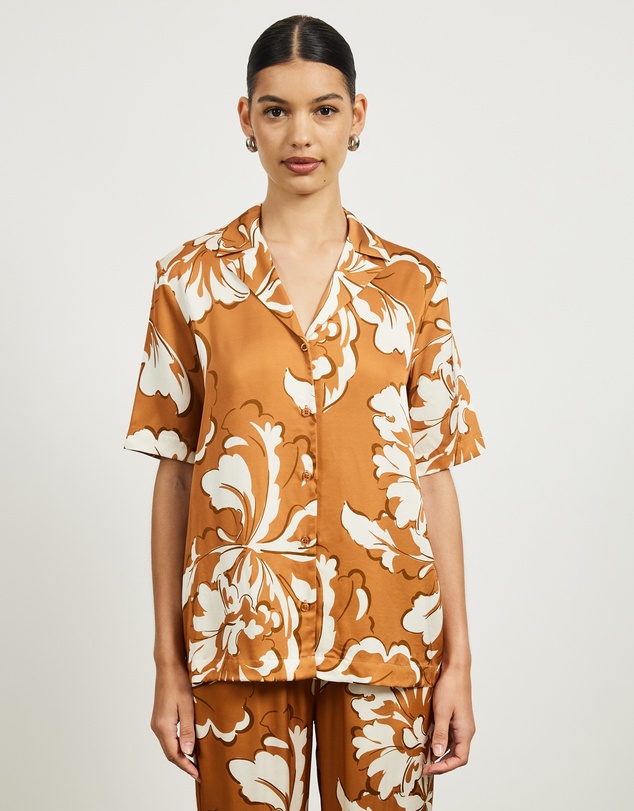 Minima Esenciales - Nila Printed Resort Shirt