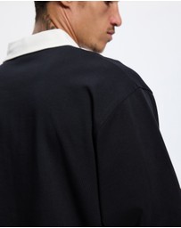 Worship - Laser Long Sleeve Rugby Polo