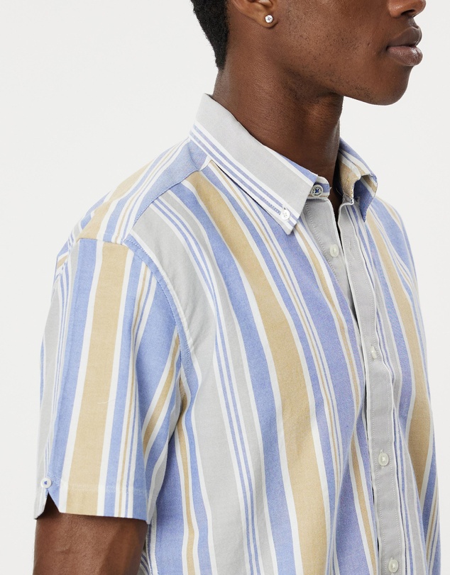 Ben Sherman - Oxford Stripe SS Mod Shirt