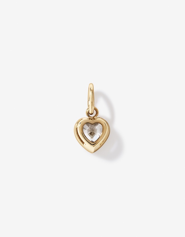 Michael Hill - Heart-Cut Cubic Zirconia Pendant in 18kt Yellow Gold Vermeil