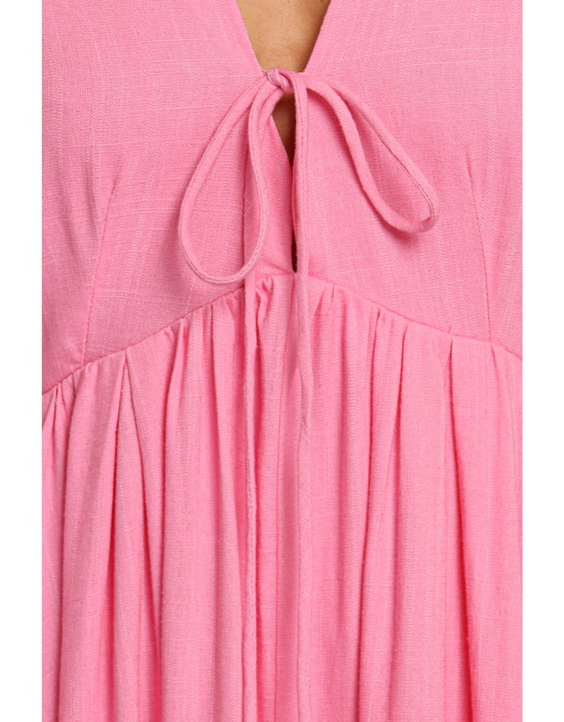 Petal & Pup - Emiko Scallop Mini Dress - Pink