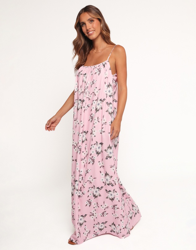 Petal & Pup - Lumina Maxi Dress - Pink Floral