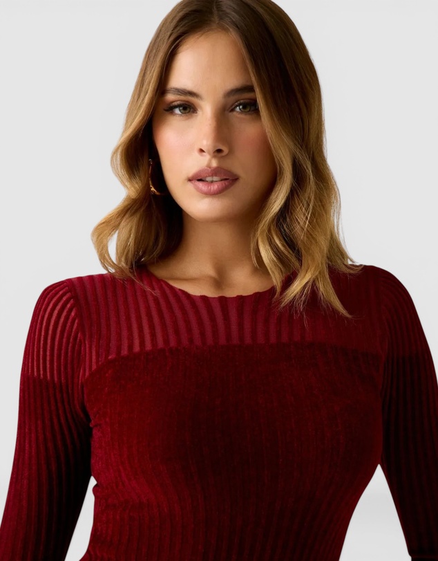 GUESS - Rowena Rib Chenille Dress