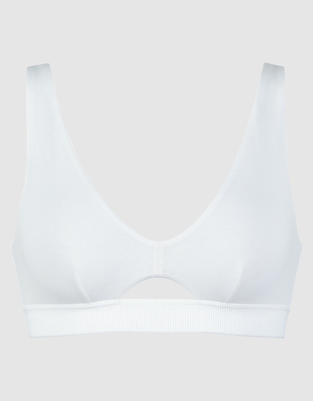 Naturana - Saturday Wirefree Wide Strap Organic Cotton Bra