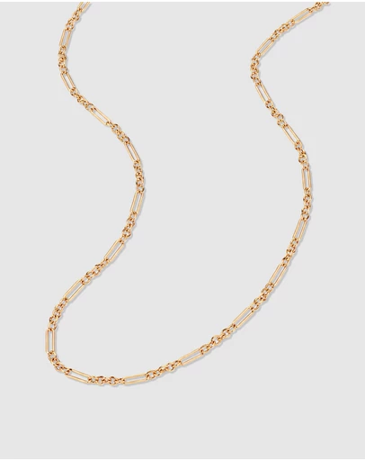 Wanderlust + Co - Multi Links 14K Gold Vermeil Necklace