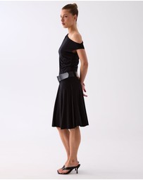 Style Addict - Elara Asymmetric Midi Dress