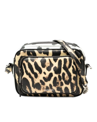 Pre-Loved by Azura Reborn - Pre-Loved Leopard Printed Leather Camera Bag