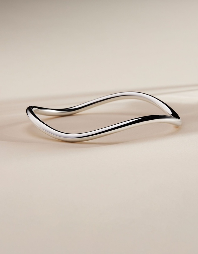 Najo - Island of Dreams Silver Bangle (65mm)