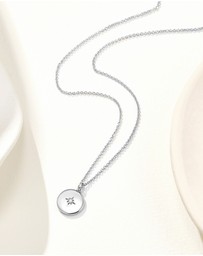 Mestige - True North Necklace - Silver Plated
