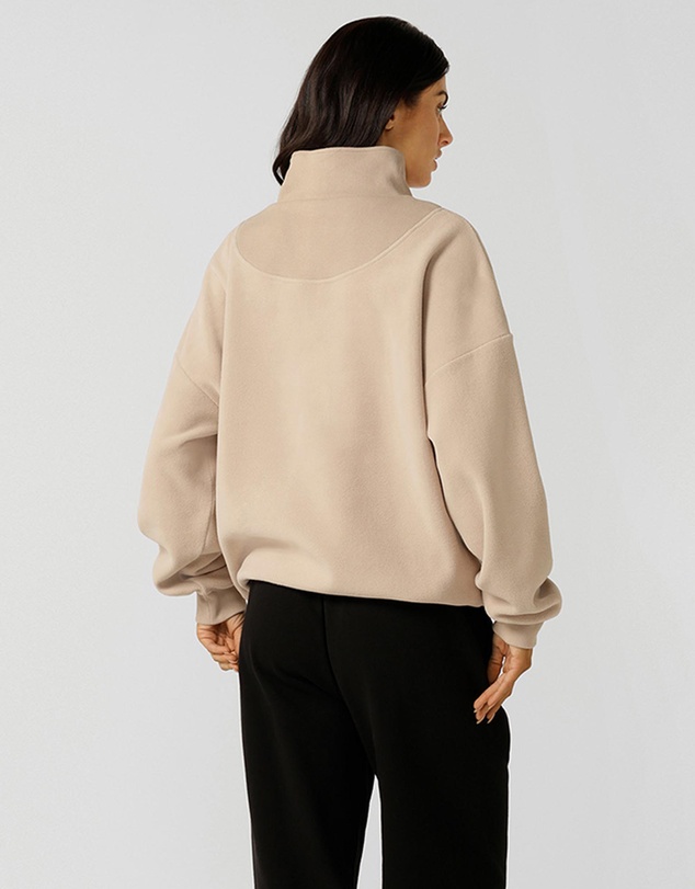 Lorna Jane - Clubhouse Polar Fleece Half Zip Sweater - ICONIC EXCLUSIVE