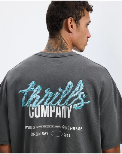 Thrills - Fluid Thrills Box Fit Oversized Tee