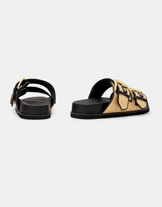 AllSaints - Sian Raffia Sandals - Women's