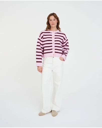 Huffer - Elle Crop Cardigan