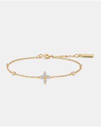 Ania Haie - Ania Haie Gold Sparkling Lucky Clover Bracelet
