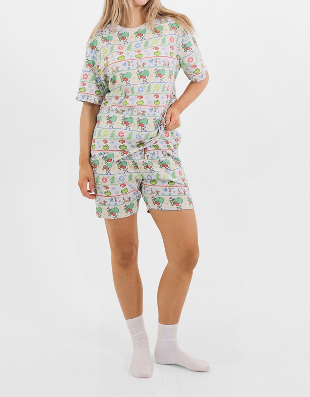 Mitch Dowd - Mitchdowd Womens Grinch Fam Jam Pyjama Set