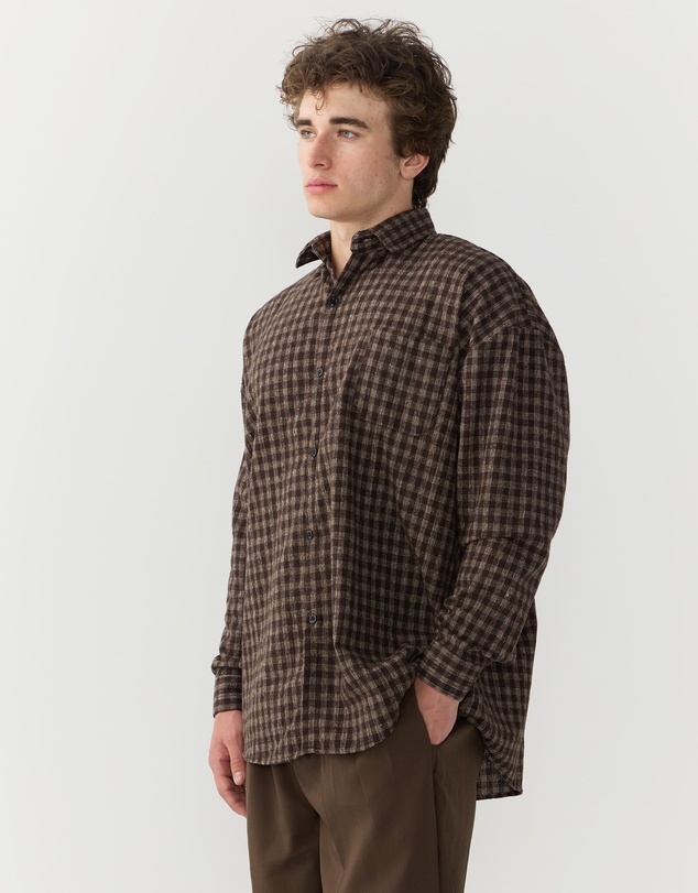 Justin Cassin - Hepburn Plaid Loose Shirt
