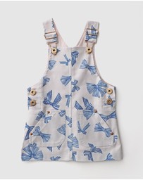 WITH LOVE FOR KIDS - Hazel Denim Pinafore Dress - Babies - Kids