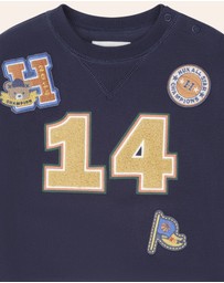 Huxbaby - Collegiate Patches Sweatshirt - Babies-Kids