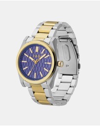Jag - Beaufort Mens Blue Dial 41.8mm Two-Tone Watch